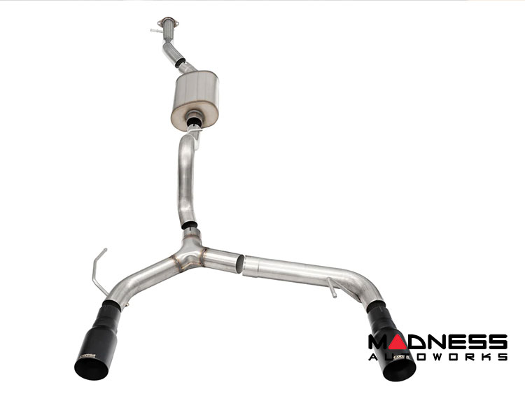 Ford Bronco Performance Exhaust System - 2.3L - Cat Back - Dual Exit - Corsa Performance - 4" - Black Tips - 2 Door
